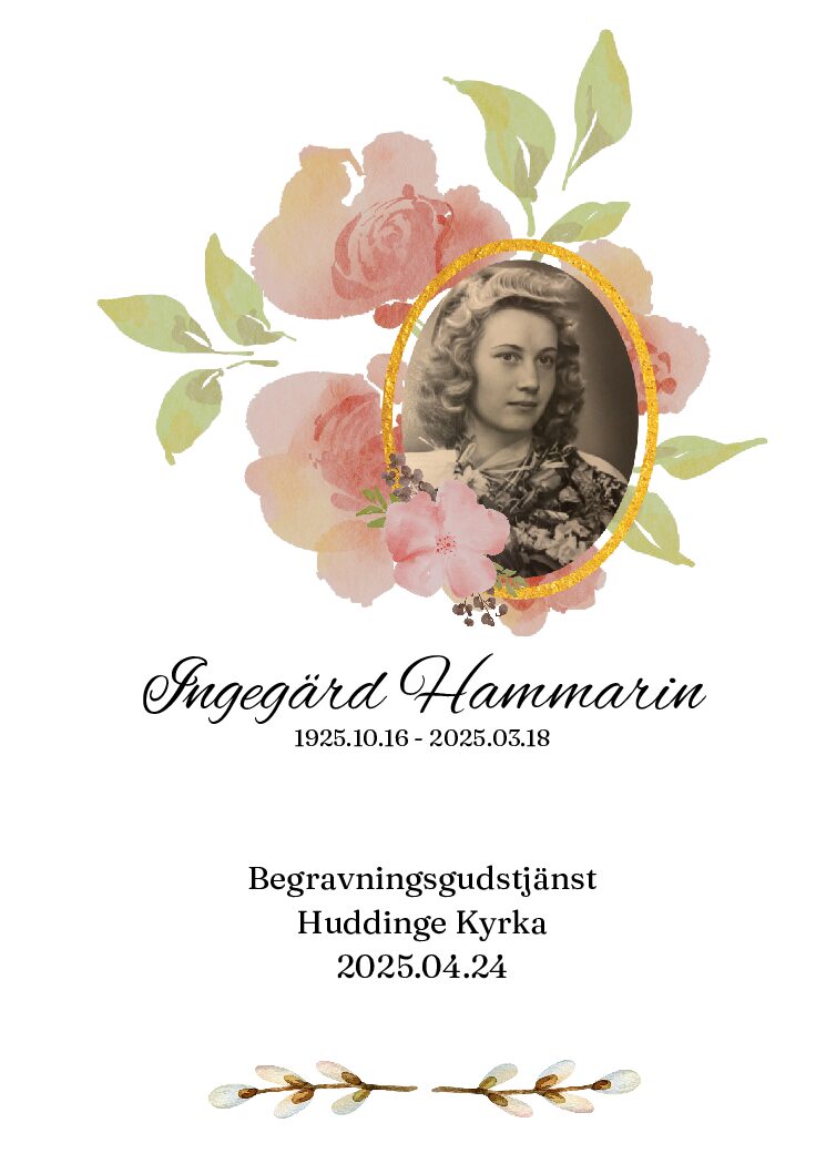 Begravningsprogram